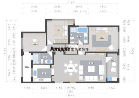 無(wú)錫紫蘋(píng)果裝飾
