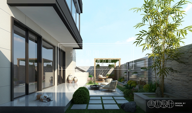 無錫紫蘋果裝飾 蠡湖院子