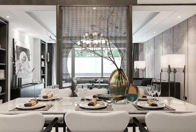 無(wú)錫紫蘋果裝飾 大平層